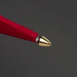 Pappstjerne 78 cm - Rød fløyel/Gull innside