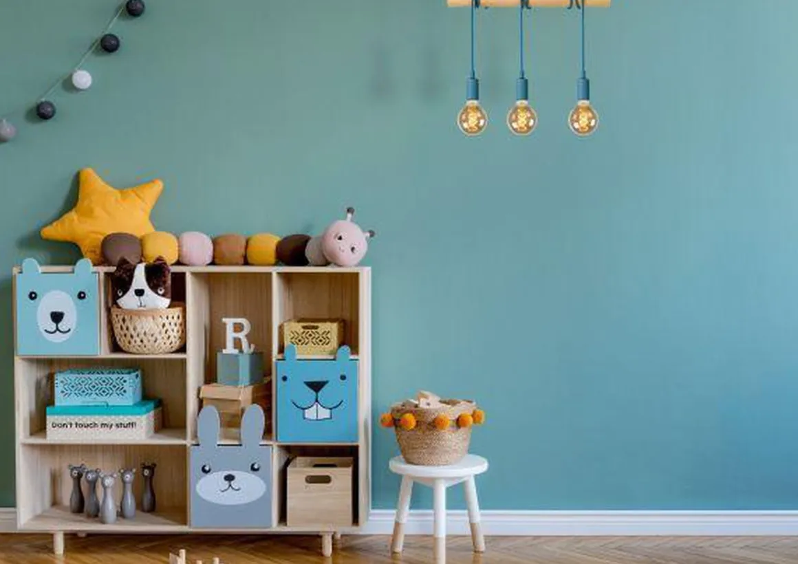 Pauline taklampe 3 lys - Blå