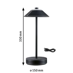 Pellini portabel bordlampe oppladbar 2W 2700-6500 Kelvin