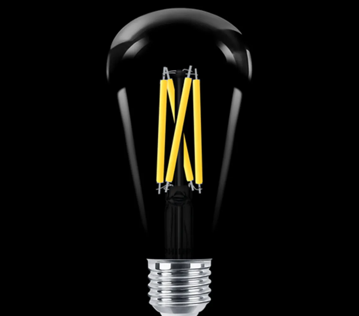 Philips 5,9 W LED (60W) WarmGlow E27, dimbar