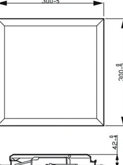 Philips CL560 taklampe 12W 4000K 3-steg dim - Hvit