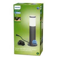 Philips Gardenlink 34,9 cm pullert 2700K 6W IP44 Start enhet - Antrasitt - 12Volt