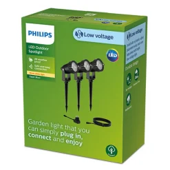 Philips Gardenlink Caper uplight 2700K 1,5W IP44 3-pakning - 24 Volt