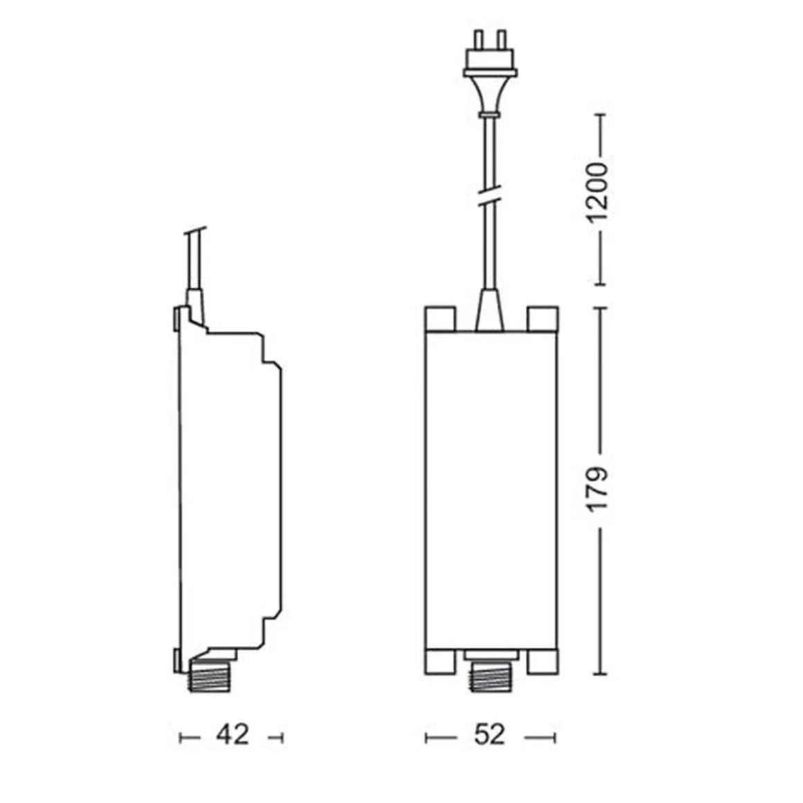 Philips Gardenlink ekstra strømforsyning 48W IP67 - Svart - 12Volt
