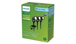 Philips Gardenlink Reuel bakkespotter 2700K 1,5W IP44 3-pakning - 24 Volt