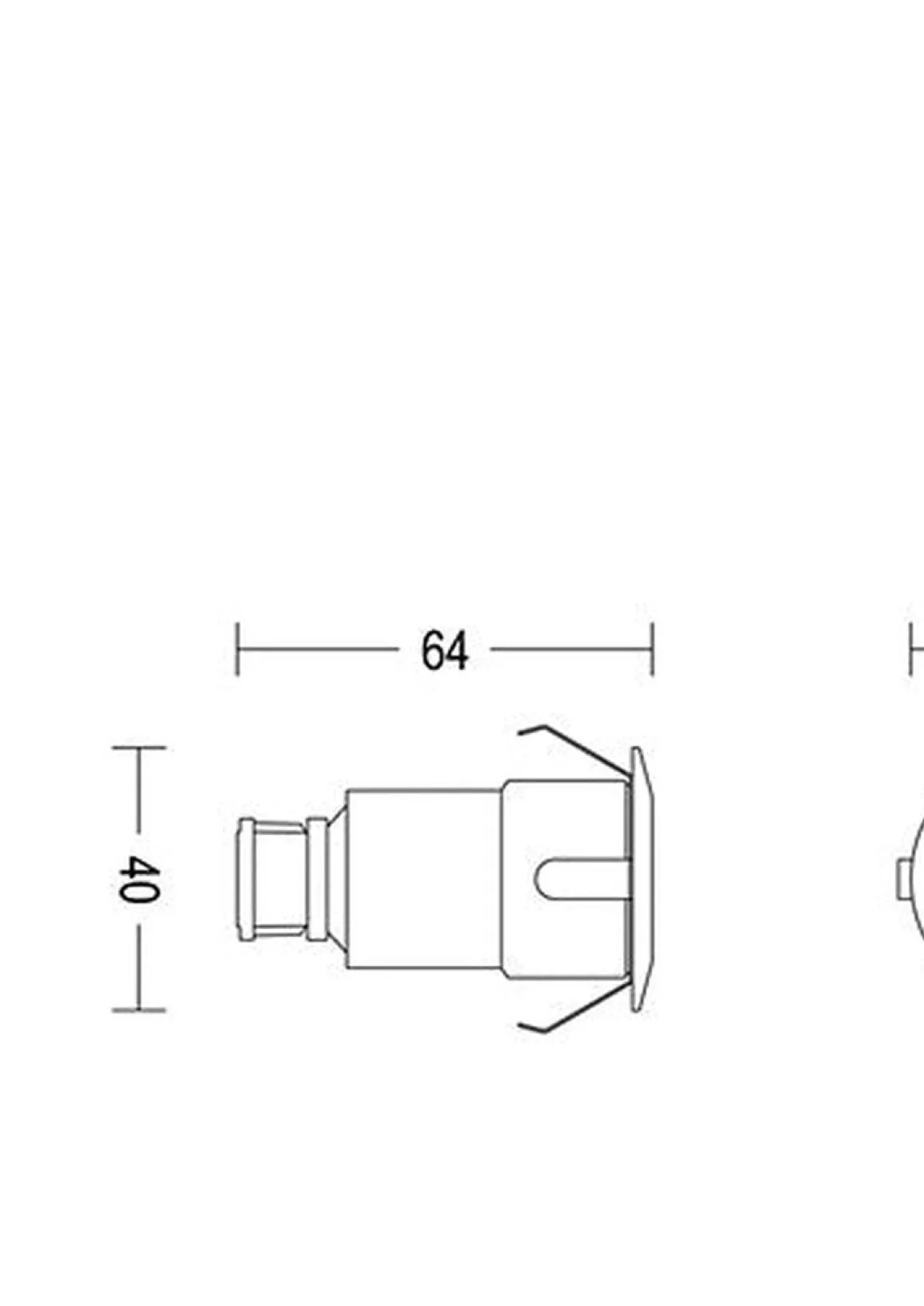 Philips Gardenlink Spore uplight 2700K 1 W IP44 3-pakning - 24 Volt
