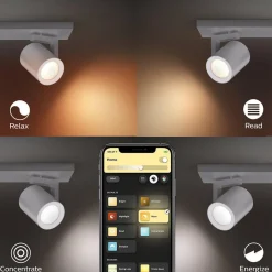 Philips Hue Argenta 4 lys spotlight white and colore ambiance