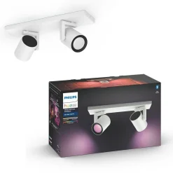Philips Hue Argenta dobbel spotlight white and colore ambiance