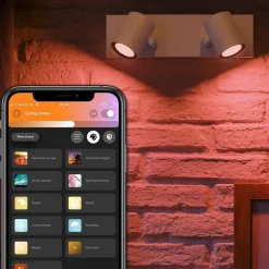 Philips Hue Argenta dobbel spotlight white and colore ambiance