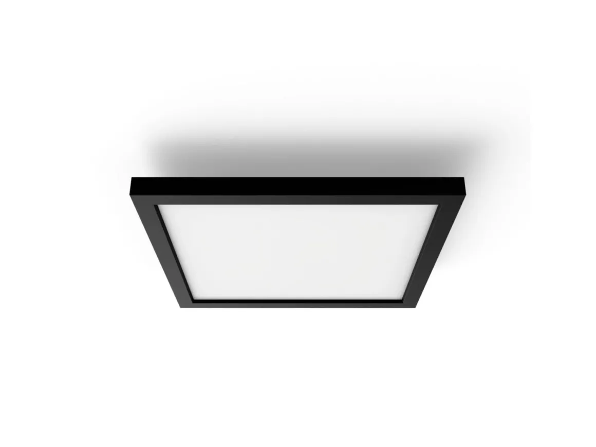 Philips Hue Aurelle firkantet taklampe 19W 2200-6500K White Ambiance - Svart