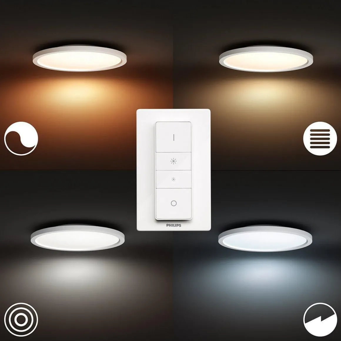 Philips Hue Aurelle rund taklampe - White Ambiance