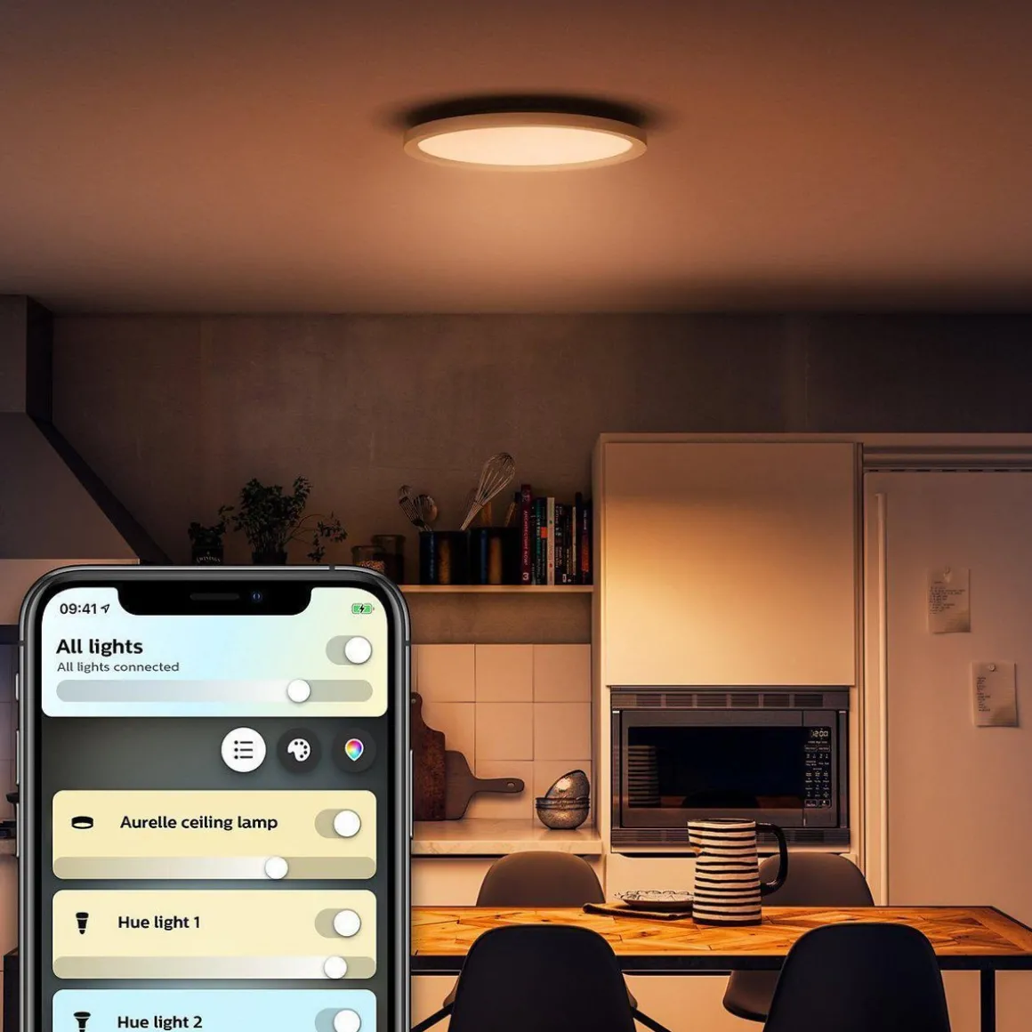 Philips Hue Aurelle rund taklampe - White Ambiance