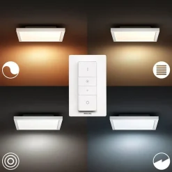 Philips Hue Aurelle square taklampe - White Ambiance