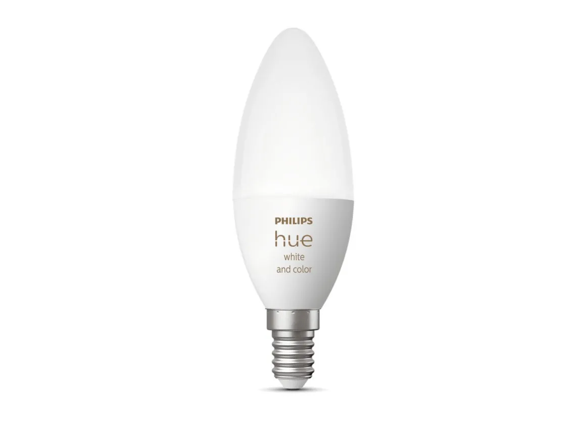 Philips Hue B39 E14 lyspære 4W 2200-6500K pluss farge
