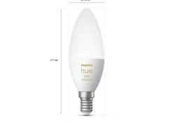 Philips Hue B39 E14 lyspære 5,2W 2200-6500K White Ambiance