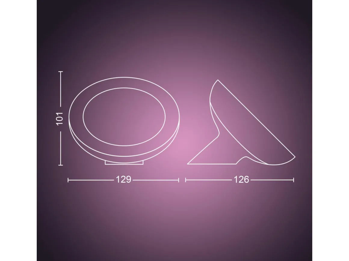 Philips Hue Bloom bordlampe white and color ambiance