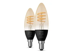 Philips Hue E14 lyspære 4,6W 2200-4500K - 2 pakning