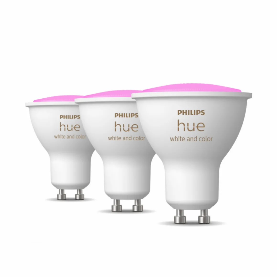 Philips Hue GU10 3 pakning - White and color