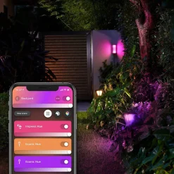 Philips Hue Imress vegglampe utendørs white and color ambiance - Svart