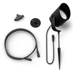 Philips Hue Lily XL utendørs spotlys white and colore ambiance - Svart