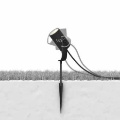 Philips Hue Outdoor Lily Spike 3x8W uplight basekit, antrasitt