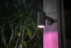 Philips Hue Outdoor Lily Spike 3x8W uplight basekit, antrasitt
