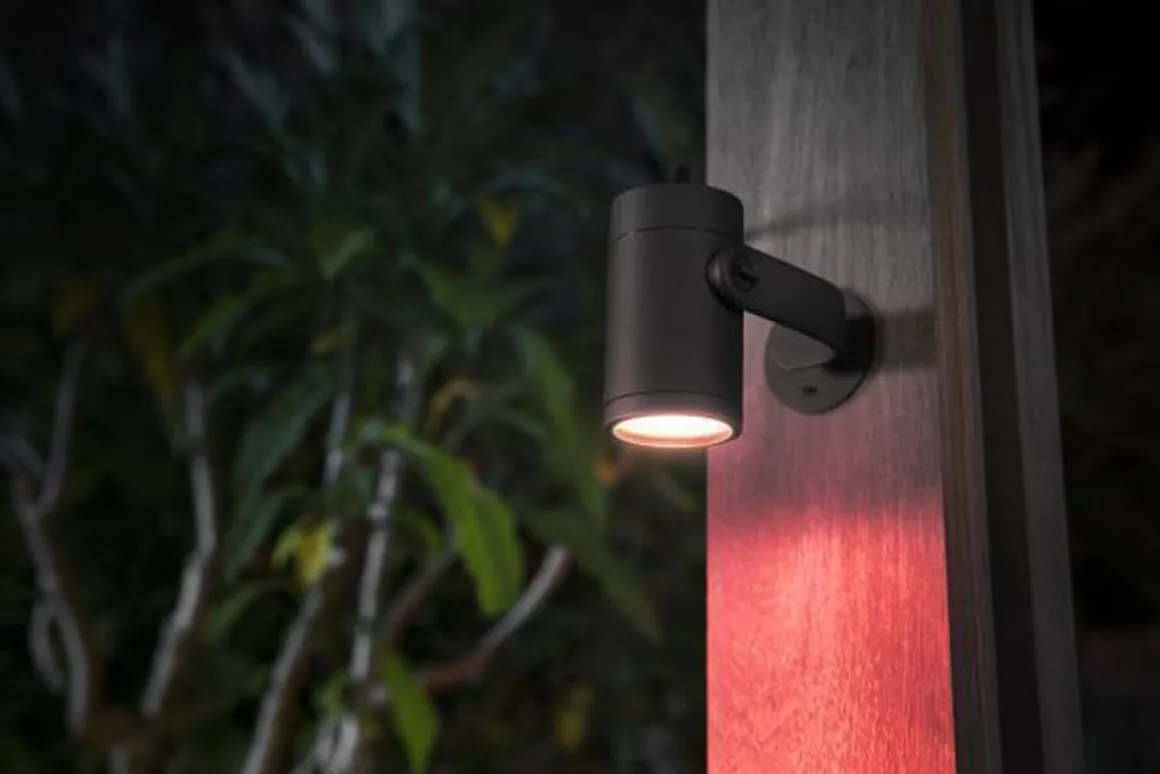 Philips Hue Outdoor Lily Spike 3x8W uplight basekit, antrasitt