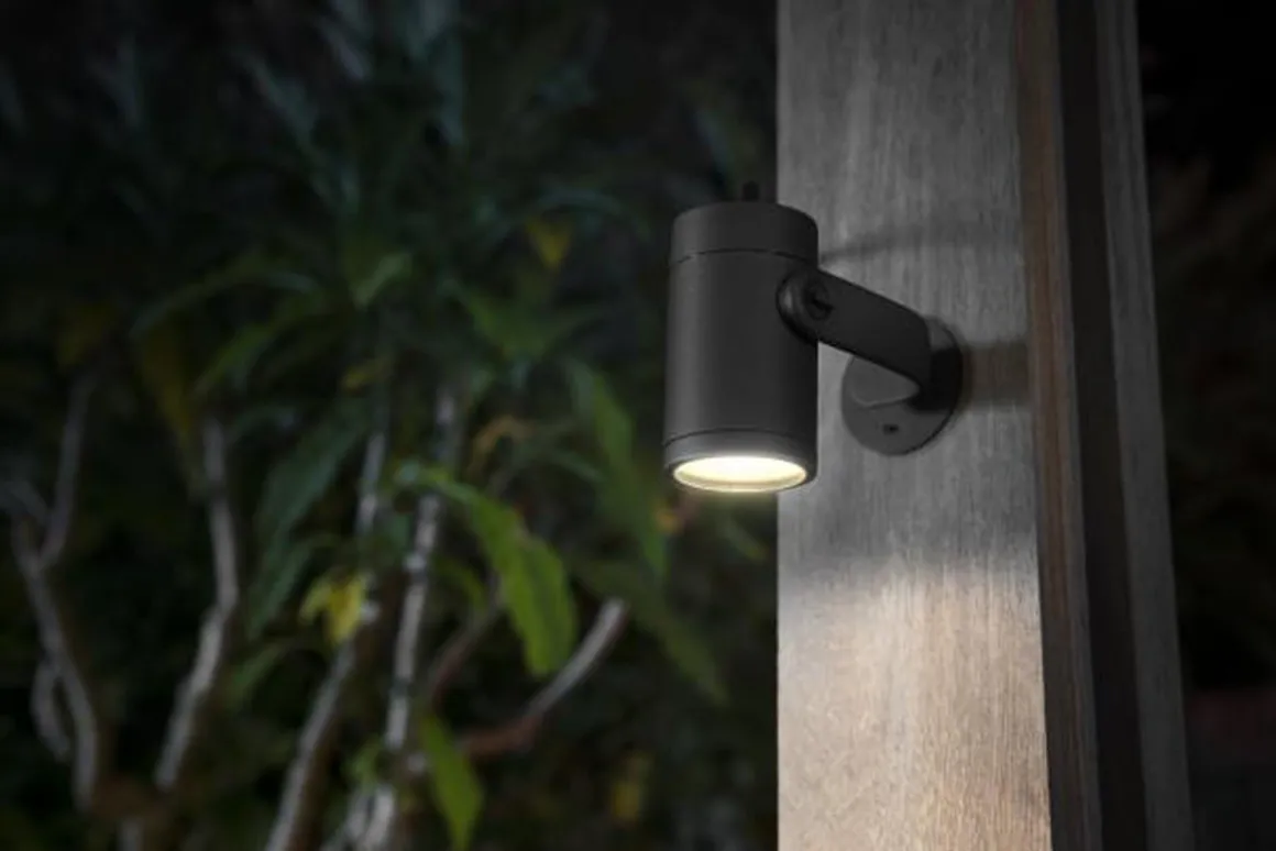 Philips Hue Outdoor Lily Spike 3x8W uplight basekit, antrasitt