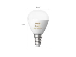 Philips Hue P45 E14 lyspære 5,1W 2200-6500K White Ambiance