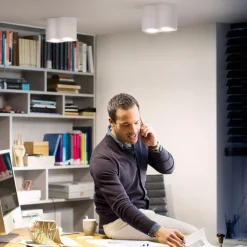 Philips Hue Pillar dobbel spot m/fjernkontroll White Ambiance