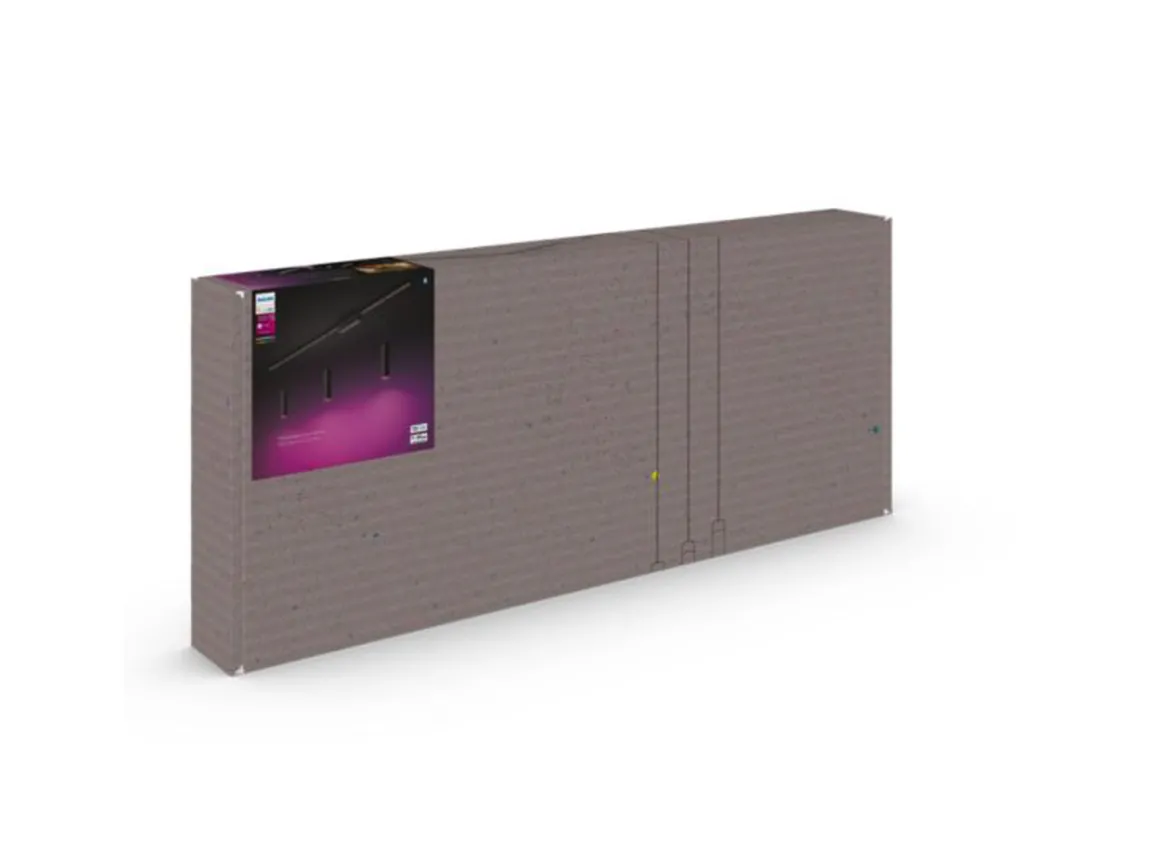 Philips Hue smart Perifo spotskinne 3 pendler 1,5 meter Hue White Color Ambiance