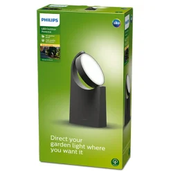 Philips Mimosa uplight 7W 2700K IP44 25 - Antrasitt
