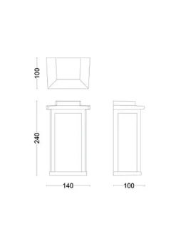 Philips Mirth vegglampe utendørs IP44