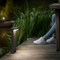 Philips myGarden Bustan pullert 40 cm utendørs IP44 2x4,5W LED - Antrasitt