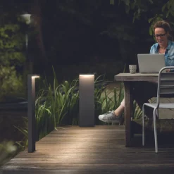 Philips myGarden Bustan pullert 77 cm utendørs IP44 2x4,5W LED - Antrasitt