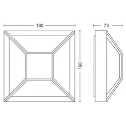 Philips myGarden Drosera vegglampe utendørs IP44 12W LED - Svart