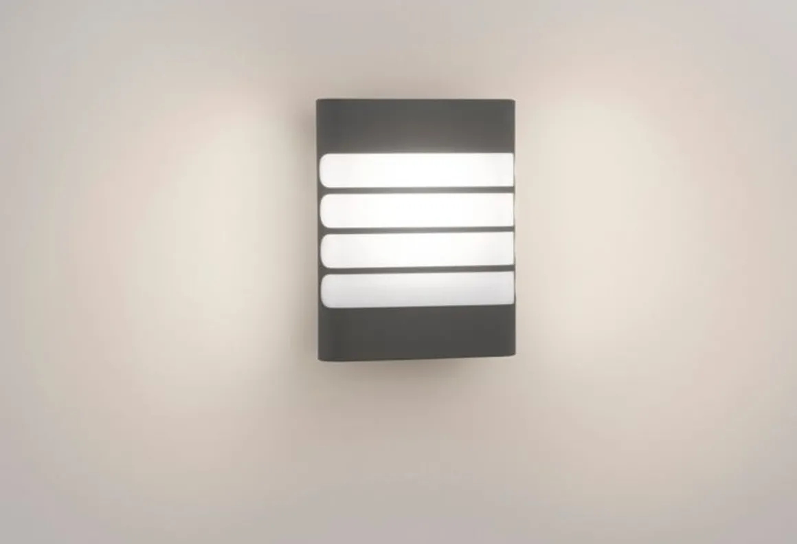 Philips myGarden Raccoon vegglampe utendørs 3W IP44 - Antrasitt