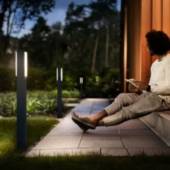 Philips myGarden Stratosphere pullert 77 cm utendørs IP44 2x4,5W LED - Antrasitt