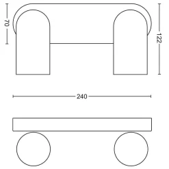 Philips myLiving Pongee 2 takspot