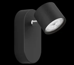 Philips myLiving star tak/ vegglampe 4,5W 2700 Kelvin dimbar - Svart