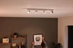 Philips Star Warmglow 4 LED-spot dimbar - Hvit