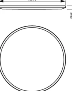 Philips superslim taklampe 55 cm 36W 2700 Kelvin 3-step dim