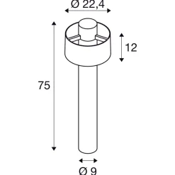 Photoni pullert 75 cm IP65