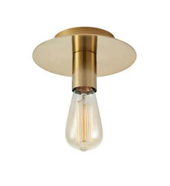 Piatto taklampe - Messingfarget - Messing