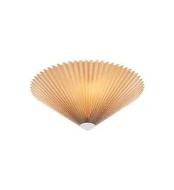 Plisado taklampe 50 - Beige