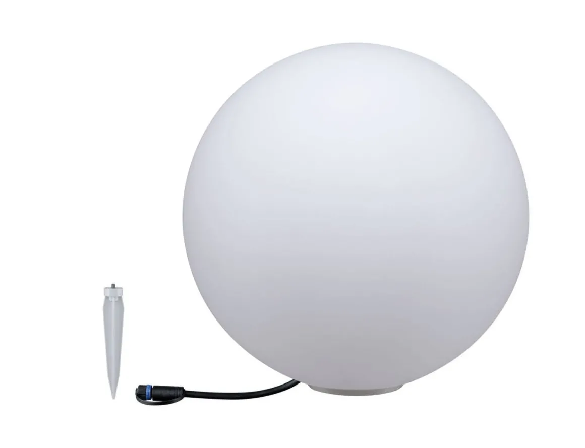 Plug & Shine Globe 50 cm 6,5W 3000 Kelvin IP67 - Med jordspyd