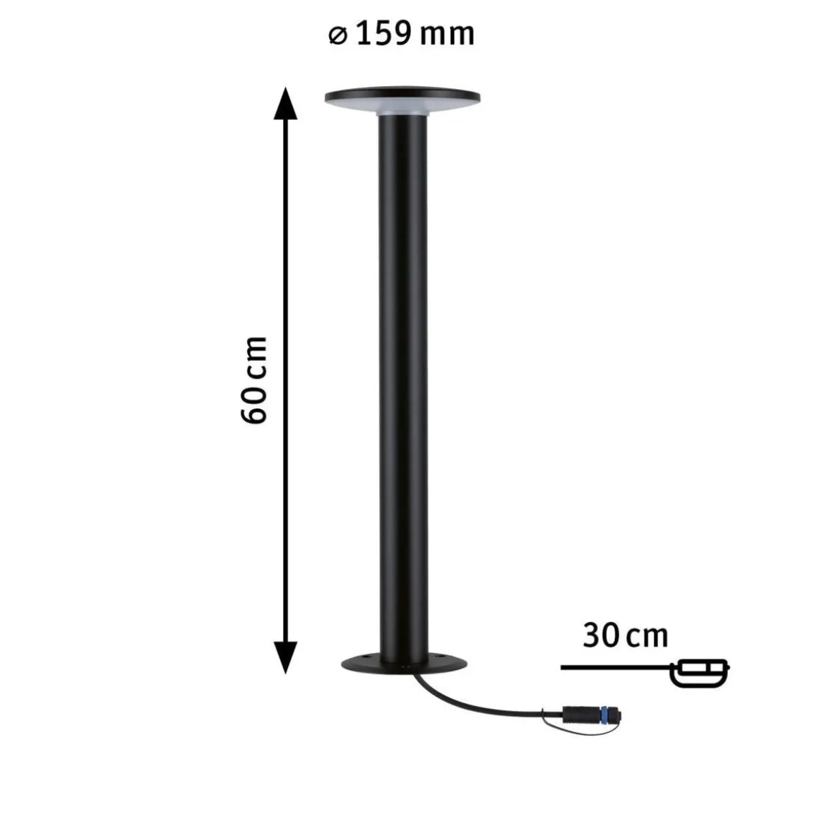 Plug & Shine Plate pullert IP44 60 cm 7W 2200 Kelvin - 24 Volt