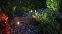 Plug & Shine Platini spot med spyd 2W 3000 Kelvin IP65 - 3 pakning