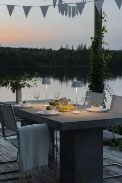 Positano bordlampe oppladbar utendørs IP54 - Hvit