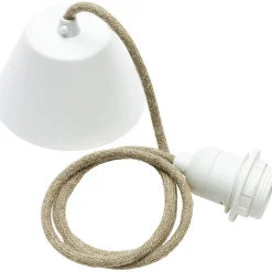 Pr Home pendeloppheng tekstil - Hvit/Natur